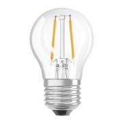 OSRAM-LED-lamppu E27 1,5W pisara, filamentti 827