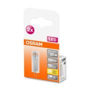 OSRAM LED tappikanta G4 1.5W 2,700K kirkas 2-pack 2-pack