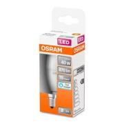 OSRAM Classic B -LED-lamppu E14 4,9W 6 500 K matta