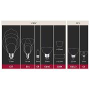 LED-lamppu E27 7W 2,700K mattainen