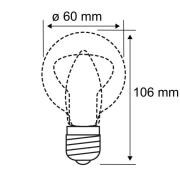 LED-lamppu E27 A60 7,5W 840 matta himmennettävä