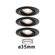 Paulmann Nova Mini Plus LED easydim 3 kpl musta