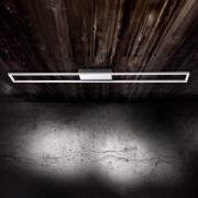 Paul Neuhaus LED-kattovalaisin Inigo, teräksenvärinen, 110 cm pitkä