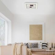 Paul Neuhaus LED-kattovalaisin Eliza, valkoinen, metalli, 48x48 cm