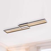 LED-kattovalaisin Amara, kaksi suorakulmiota musta