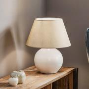 Pöytävalaisin Sfera, korkeus 53 cm, valkoinen/harmaa