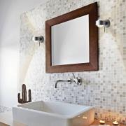 Puk Mini Wall+ LED, kirkkaat linssit, matta kromattu