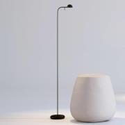 Vibia Pin 1660 LED-lattiavalaisin, 125 cm, musta