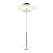 Vibia Flat -LED-riippuvalo Ø 90 cm harmaa L1