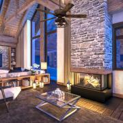 Westinghouse Barnett kattotuuletin, puu