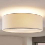 Lindby kattovalaisin Mariat, valkoinen, pellava, Ø 45 cm, E27