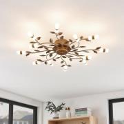 Lindby LED-kattovalaisin Bentas, pronssi, metalli, Ø 80cm