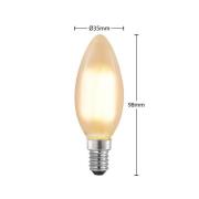 Arcchio LED-kynttilävalaisin E14, 4 W, matta, 2700 K, himmennettävä