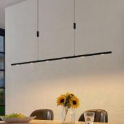 Lucande LED-riippuvalaisin Stakato, 140 cm, 6 valoa, himmennettävä