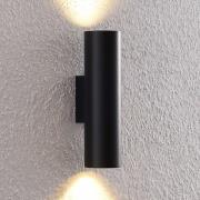 Arcchio seinävalaisin Brinja, musta, metalli, ylös/alas, GU10