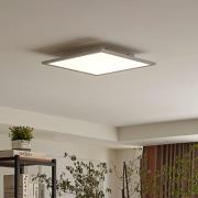 Lindby LED-paneeli Livel, 4000K, 40 cm x 40 cm, hopea, metallia