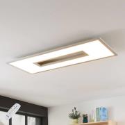 Lucande LED-kattovalaisin Durun, 96 cm, himmennettävä, CCT, kulmikas