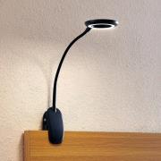 Prios LED-puristinvalaisin Harumi, musta, ladattava akku, USB, 51 cm