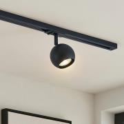 Lindby raidevalaisin Linaro, GU10, Ø 9 cm, musta, 1-vaiheinen