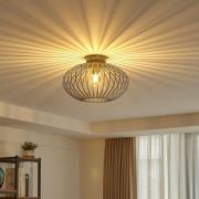 Lindby kattovalaisin Rosalea, mesisangan värinen, metalli, 40cm, E27