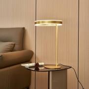 Lucande LED-pöytävalaisin Yekta, messingin värinen, 59 cm, himmennettä...