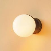 Seinävalaisin Sfera 1-lamppuinen lasi/musta