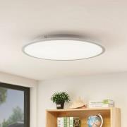 Lindby LED-kattovalaisin Narima, 4000 K, Ø 60 cm, hopea