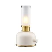 PR Home LED-ladattava pöytävalaisin Frida, beige, korkeus 22 cm