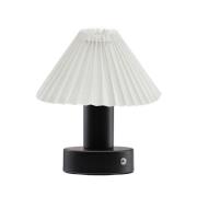 PR Home LED-ladattava pöytävalaisin Tiara, valkoinen/musta, korkeus 24...