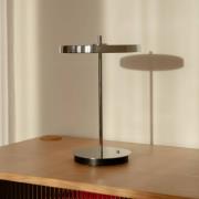 UMAGE LED-ladattava pöytävalaisin Asteria Move, kiillotettua terästä, ...