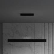 Maytoni LED-riippuvalaisin Step, musta, 118,5 cm, 3 000 K, alumiini