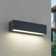 Arcchio LED-seinävalaisin Lengo, 25 cm, antrasiitti, alas, CCT