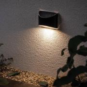 Paulmann LED-aurinkokäyttöinen seinälamppu Elliot, antrasiitti, IP44