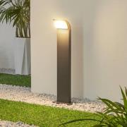 Lucande LED-jalustavalaisin Tinna, 60 cm, antrasiitti, IP65