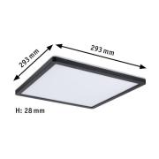 Paulmann Atria Shine Panel on/off musta 840 29x29 29x29