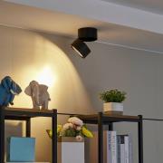 Lindby kattokohdevalaisin Thorid, 19 cm, 2 kpl, musta, G9