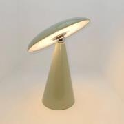 Beacon LED-ladattava pöytävalaisin Kinoko, vihreä, IP44, korkeus 27 cm