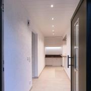 LED-kattoon upotettava valaisin Acrux, Ø 11 cm, hopeanvärinen matta, C...