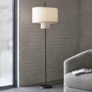 New Works lattiavalaisin Margin, beige, Ø 46 cm, korkeus 153 cm kangas...