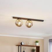 Kattovalaisin Fit, musta/grafiitti, 2-lamppuinen