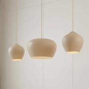 Lucande riippuvalaisin Malisa, beige, 3-lamppuinen, metalli, 90 cm