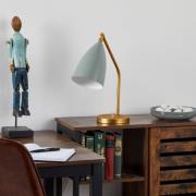 GUBI Gräshoppa -pöytävalaisin sininen-harmaa