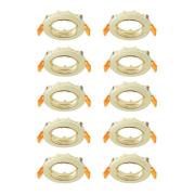 Prios upotettava kattovalaisin Fibur, kulta, sinkki, Ø 8,2 cm, 10 kpl