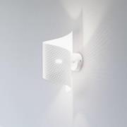 Seinävalaisin Spiral, valkoinen, metalli, G9, korkeus 29 cm