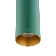 LED-riippuvalaisin Rulo, vihreä, Ø 3,2 cm, teräs, 3000 K