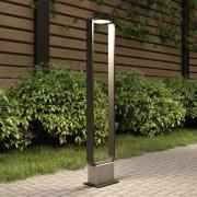 Lucande LED polkuvalaisin Belna, 100cm, antrasiitti, betoni, IP65