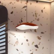 Bover LED-riippuvalaisin Valentina S24, terrakotta/valkoinen