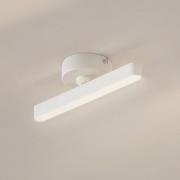 Lindby LED-kohdevalaisin Eldrin, valkoinen, 1-valo, valonauha