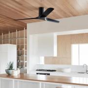 Beacon kattotuuletin Londo musta DC-moottori 132 cm hiljainen