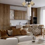 Kattovalaisin Adeline, 3-lamppuinen, juutti, pyöreä, Ø 45 cm